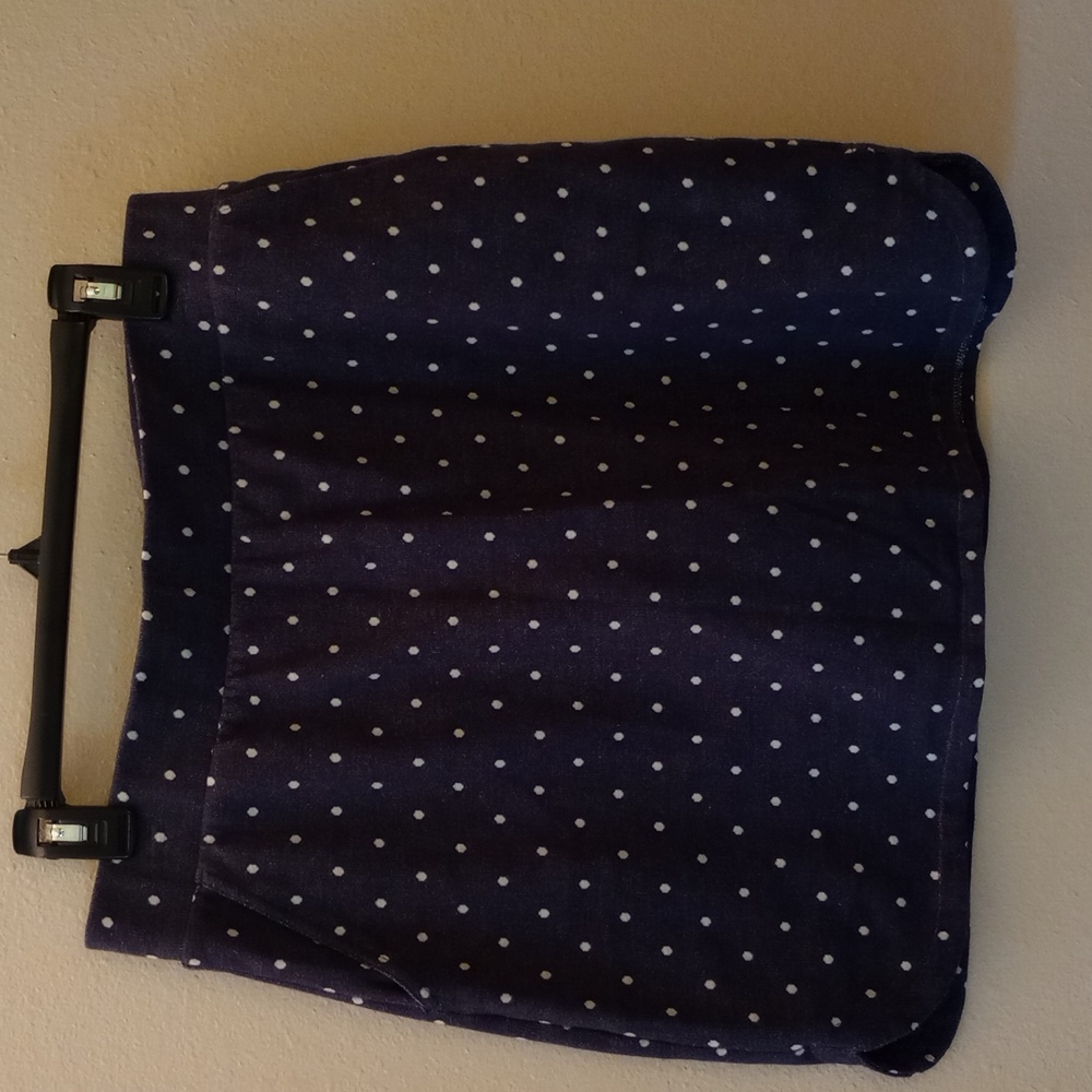 Croft and Barrow navy blue and white polkadot skort, Sz M.   NWOT